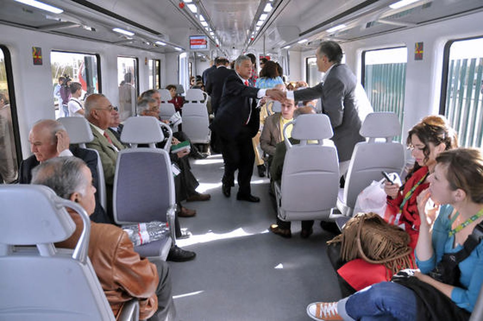 Interior del tren de Cercanías.

Foto: Juan Carlos Vazquez
