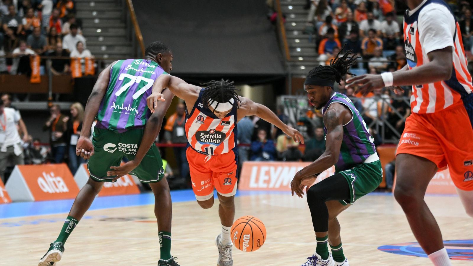 El Leyma Coruña-Unicaja, en fotos