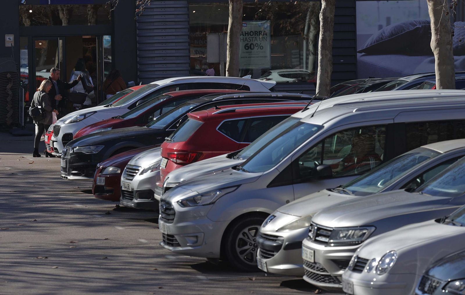 Fotos de compras navideñas en la comarca