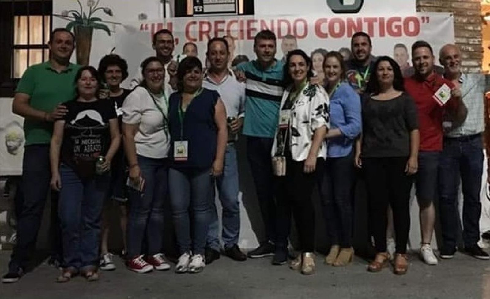 Integrantes de IU en Jimena