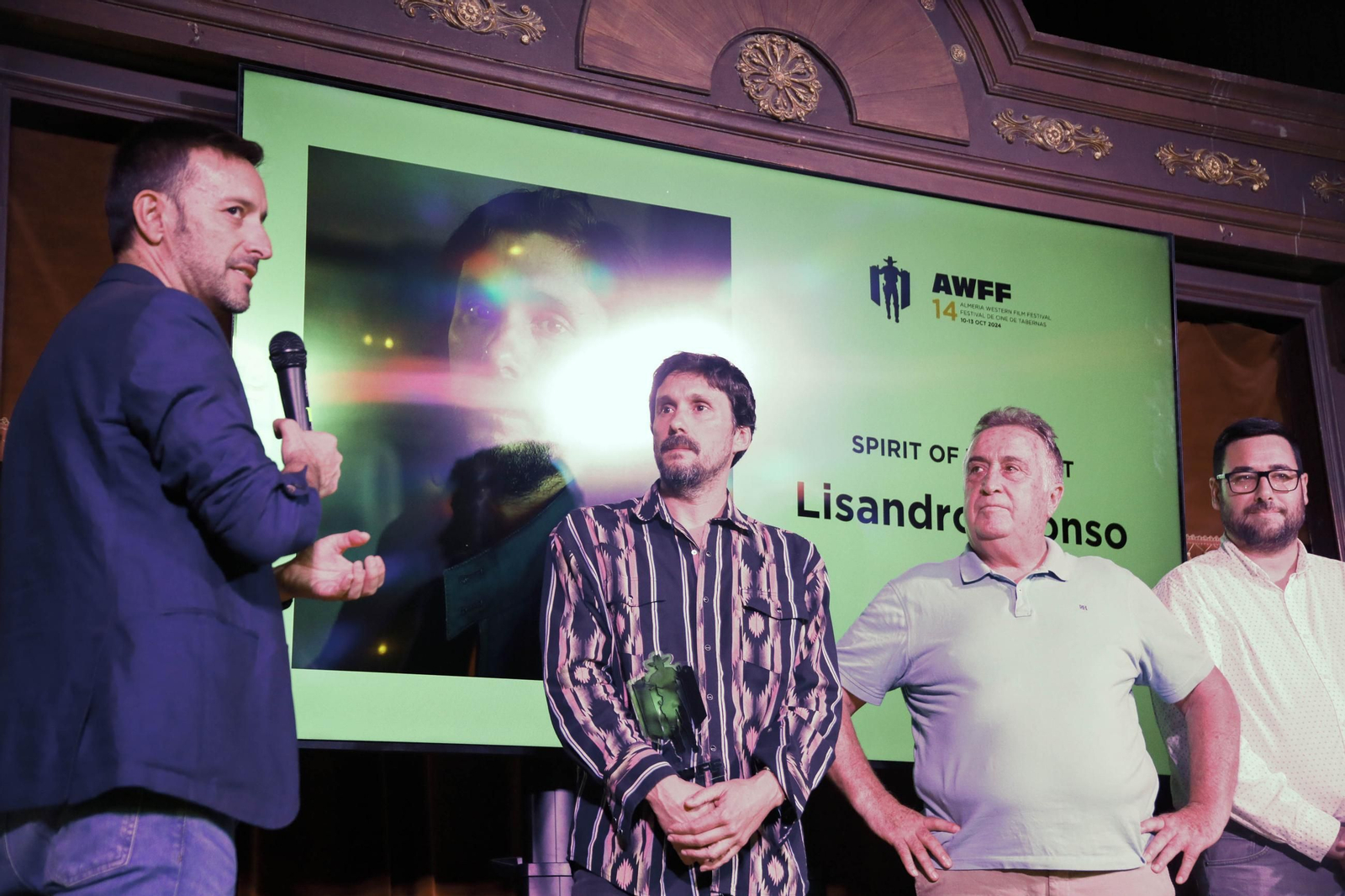Entrega premio "Spirit of the West" al director Lisandro Alonso