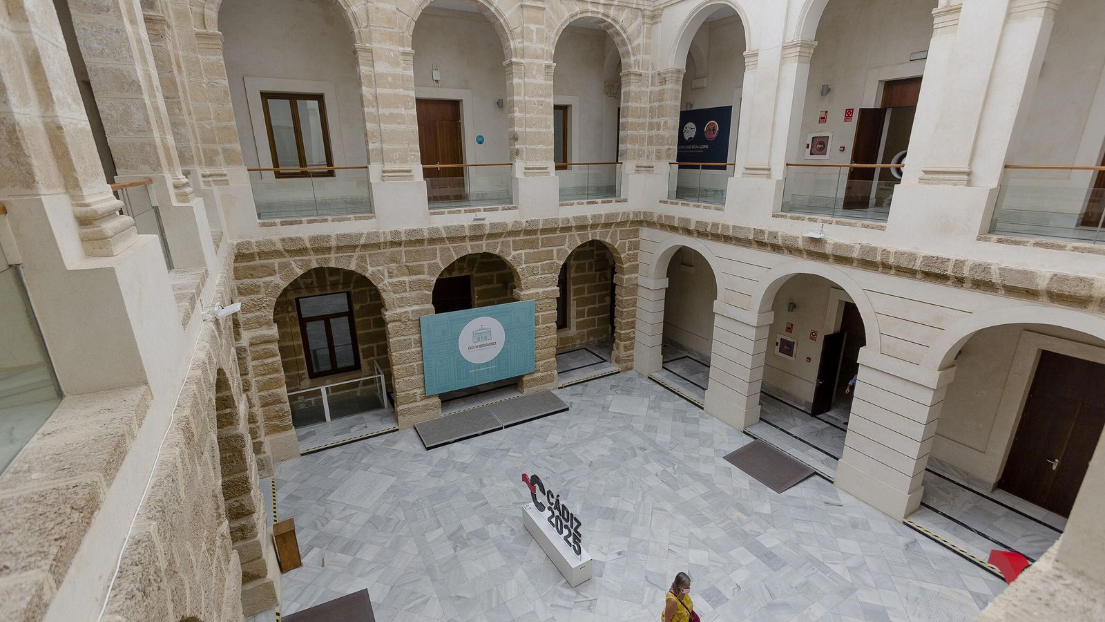 Patio principal de la Casa de Iberoamérica.