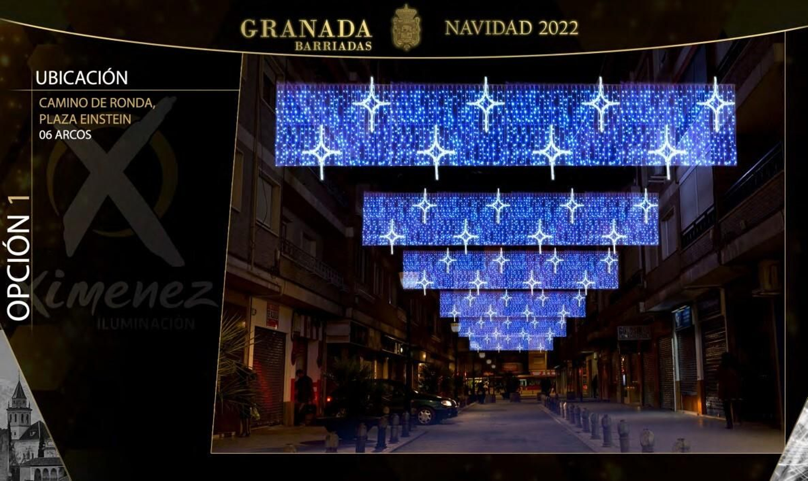 Estas son las luces de Navidad de los barrios de Granada, calle por calle