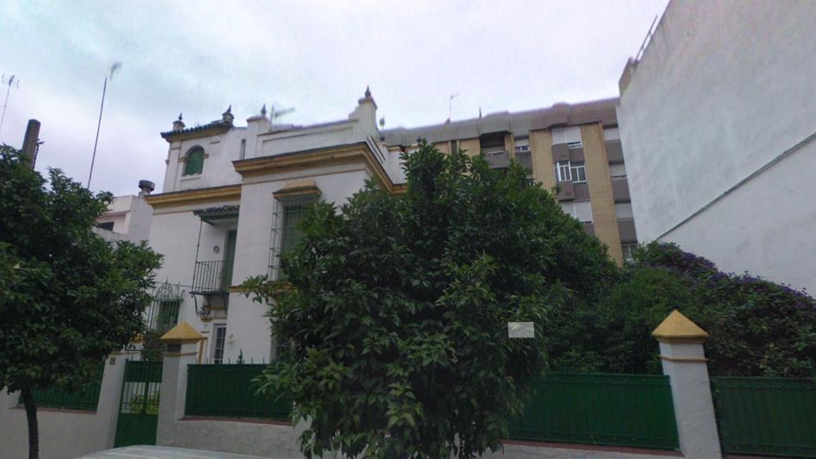 El chalet que existía en el número 26 de Rico Cejudo.