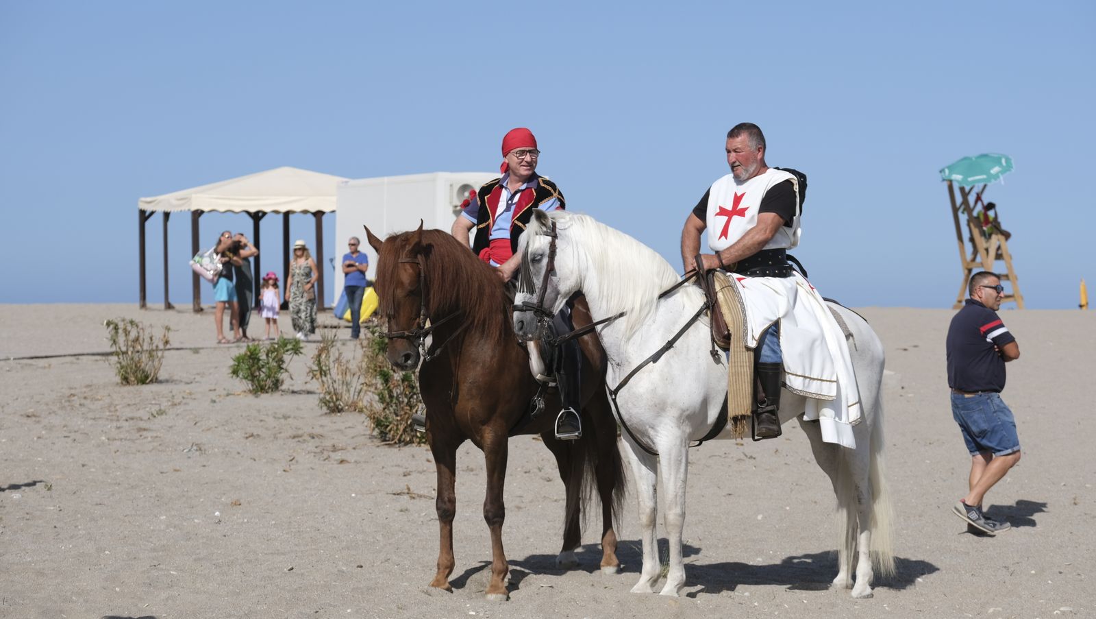 Imágenes del Torneo Medieval en la Playa del Lance. Moros y Cristianos de Mojácar