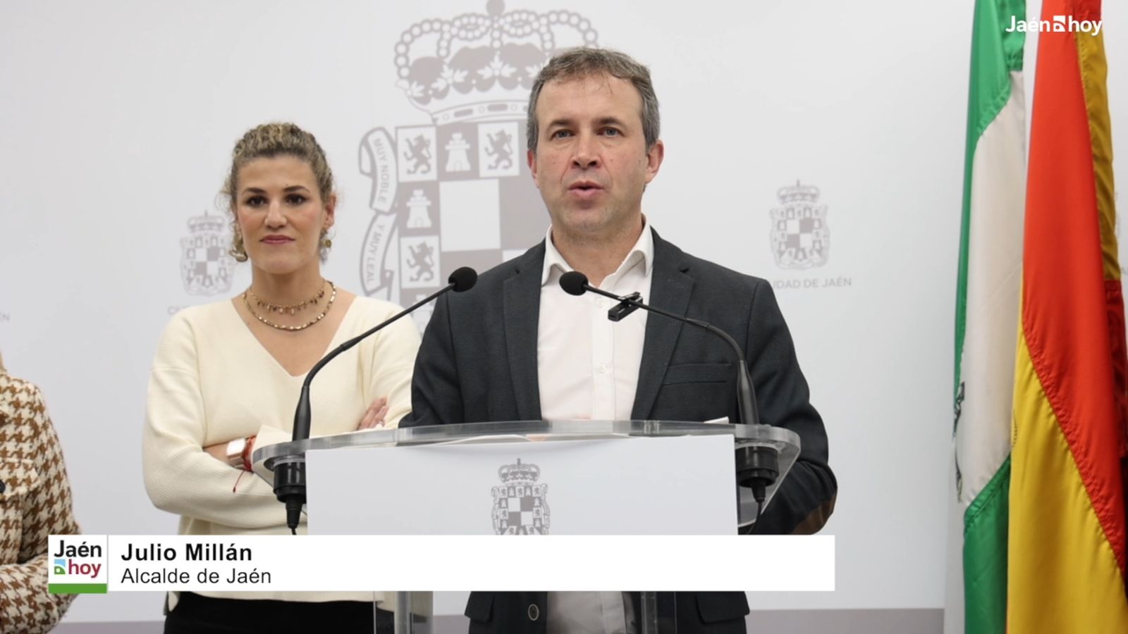 Rueda de prensa convocada por el cambio del recorrido de la Carrera de San Antón