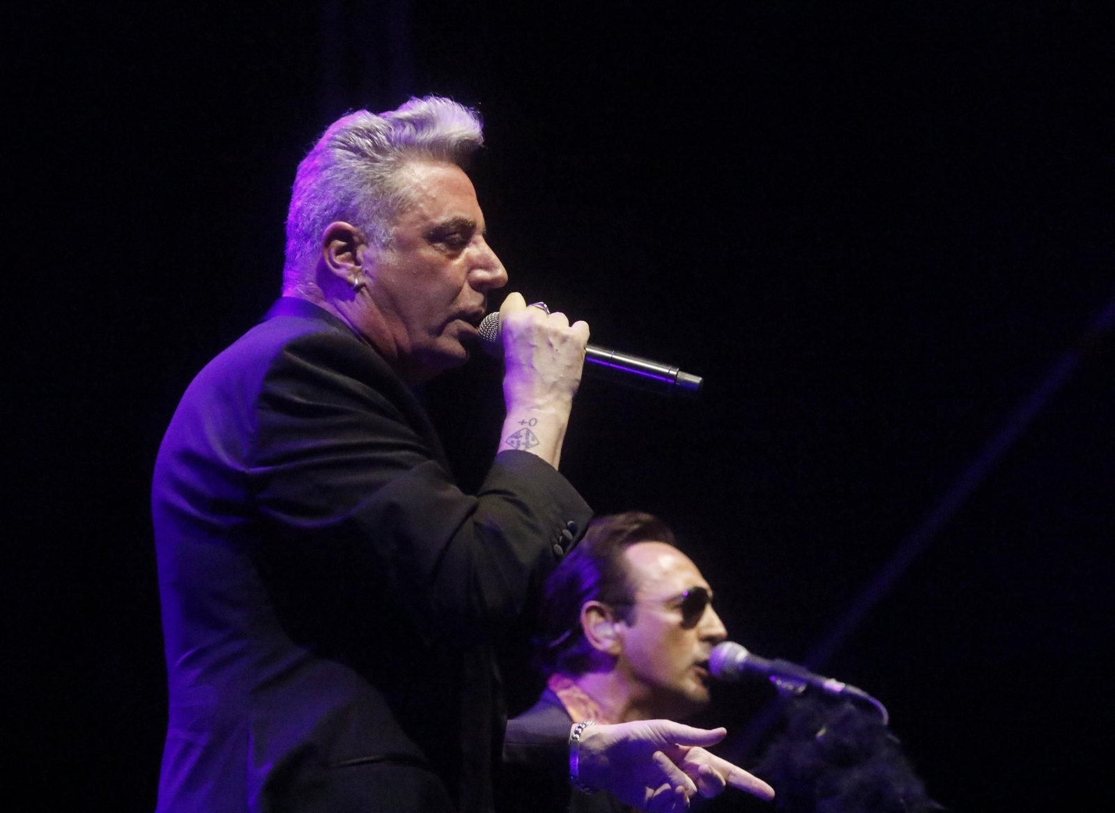 Loquillo, durante su actuación en el Festival de la Guitarra de Córdoba, el pasado sábado.