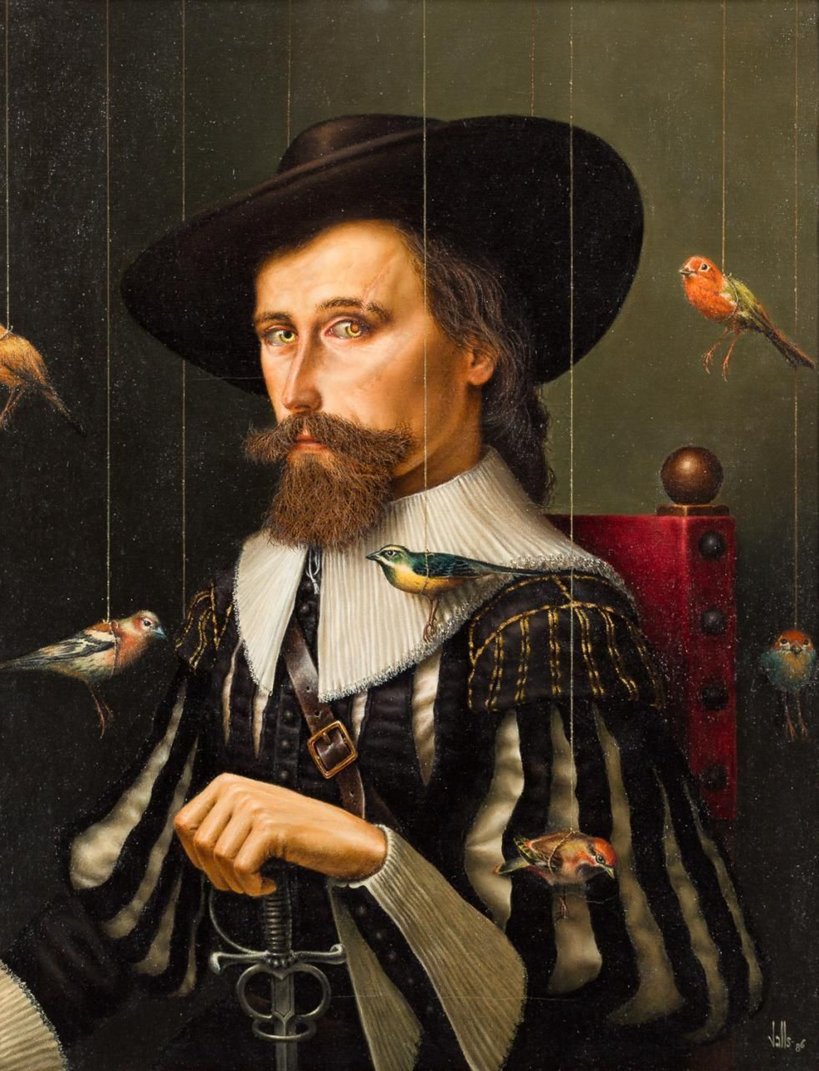 Detalle de 'Sin embargo fue silencio' de Dino Valls.