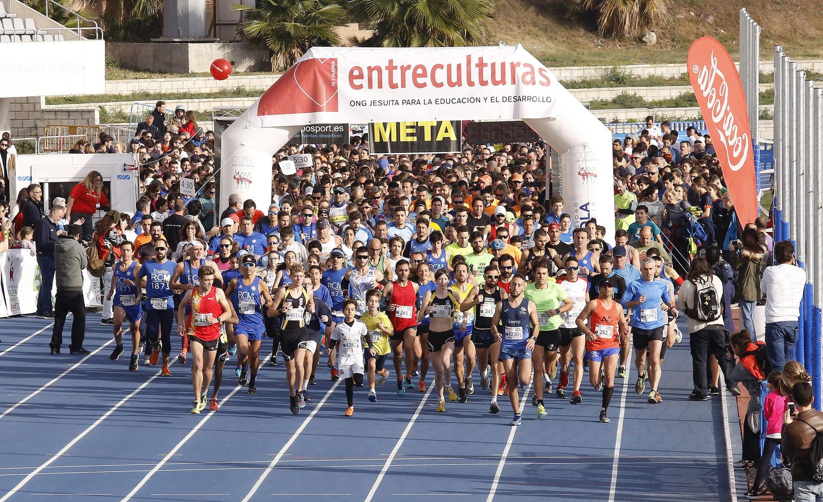 Las imágenes de la carrera Entreculturas en Málaga