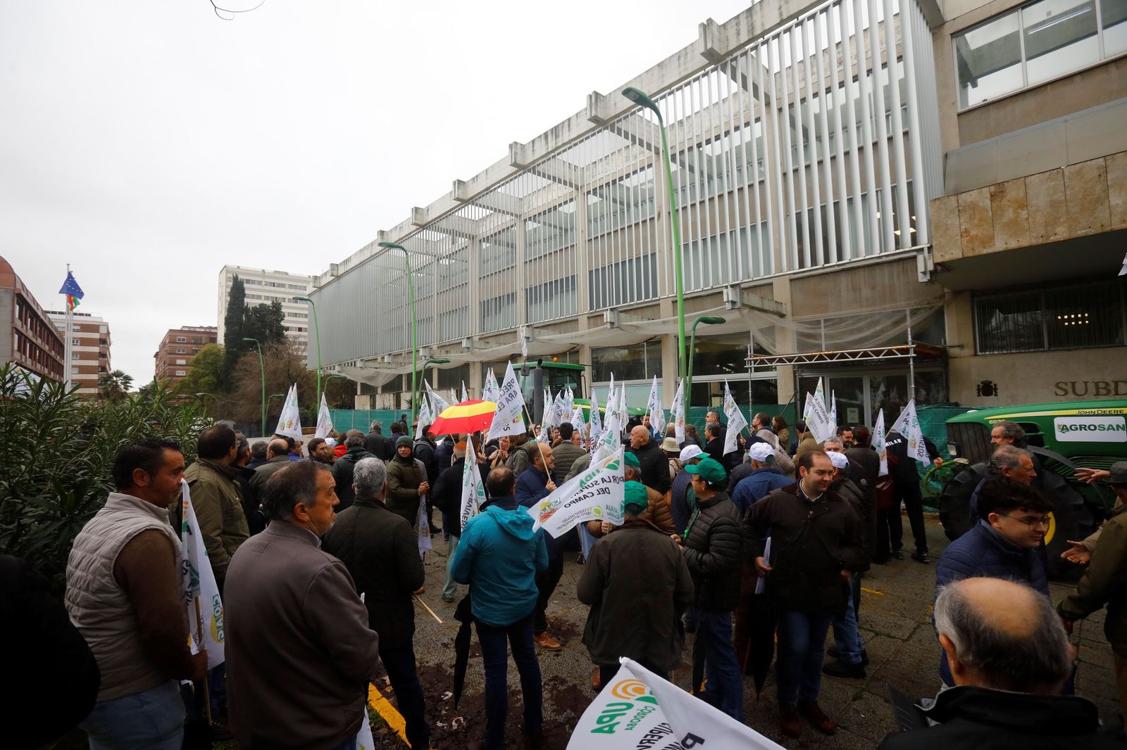 La protesta de los agricultores y ganaderos de Córdoba contra el acuerdo con Mercosur