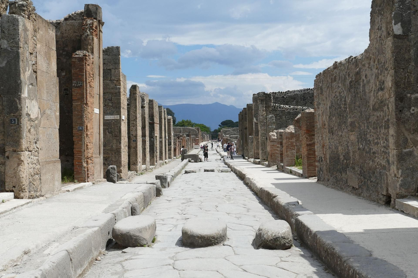 Paso de peatones en Pompeya