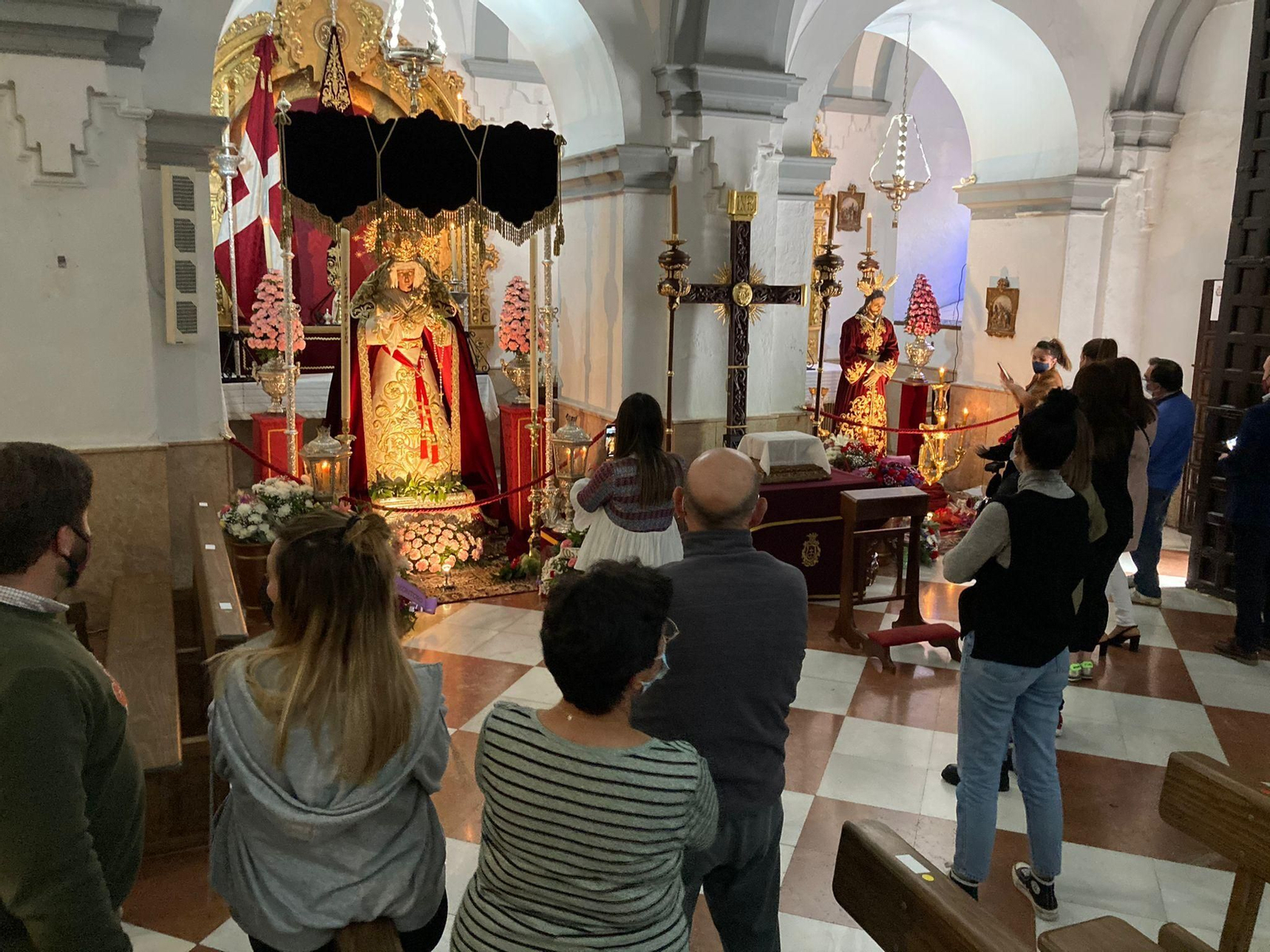 MONTORO. Hermandad de Nazarenos del Cristo de la Humildad en su presentación ante Pilato y la Virgen de Consolación y Esperanza, La Humildad.