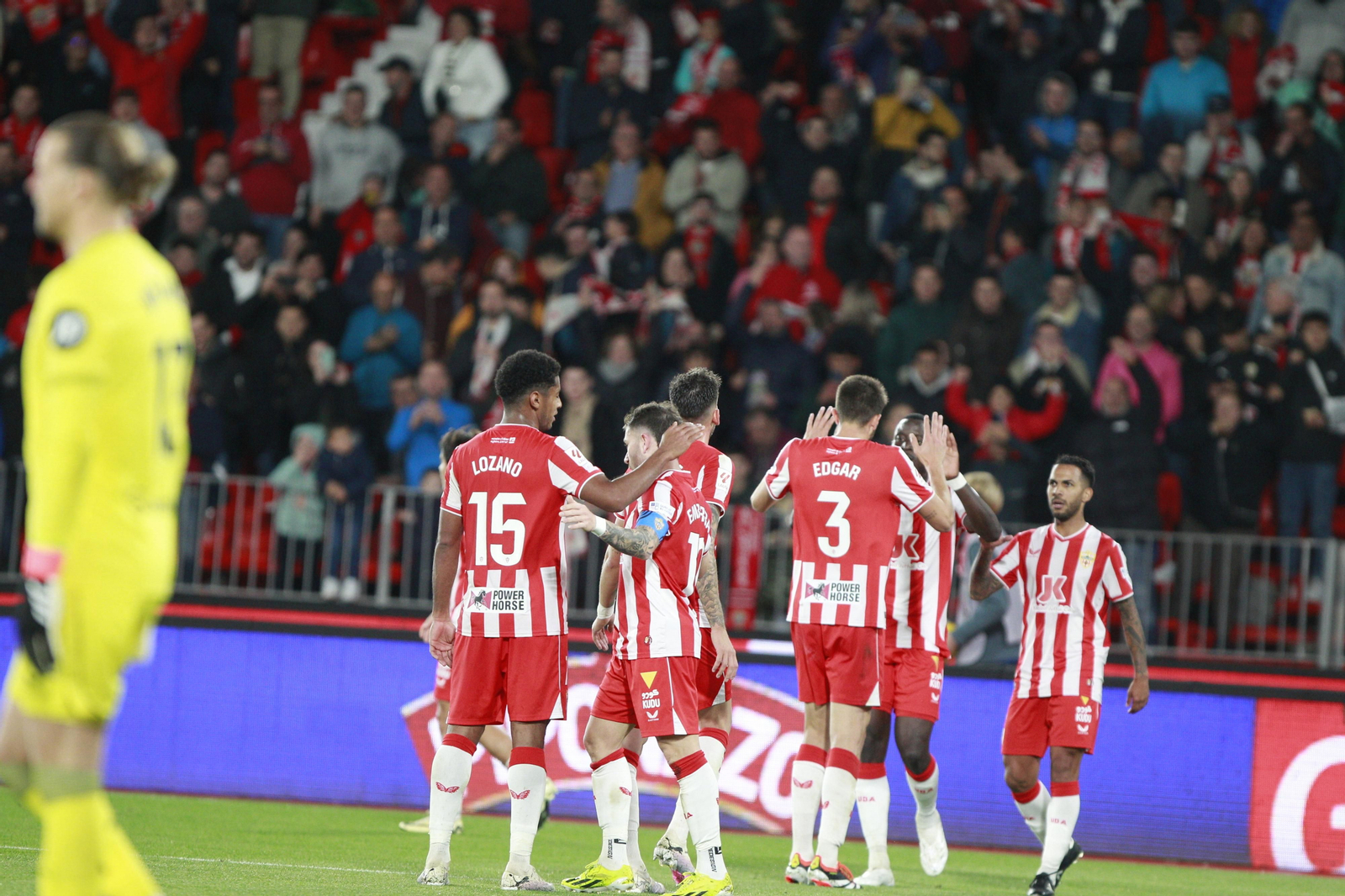 Las mejores imágenes del partido de fúbol U.D. Almería-Sevilla F.C.