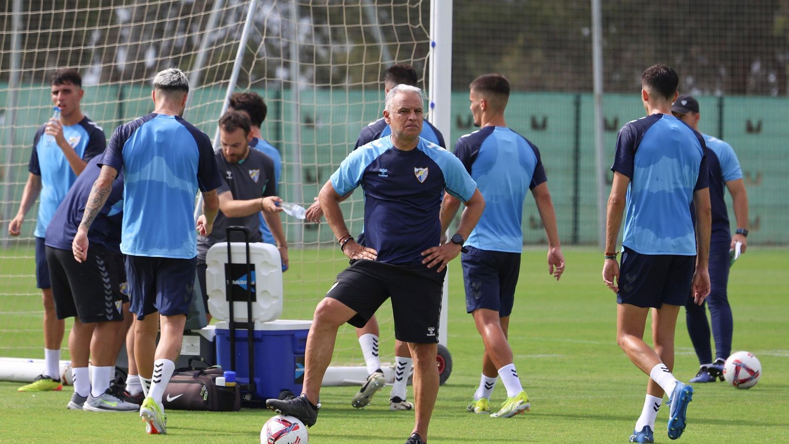 El Málaga CF prueba la Ciudad Deportiva de Arraijanal
