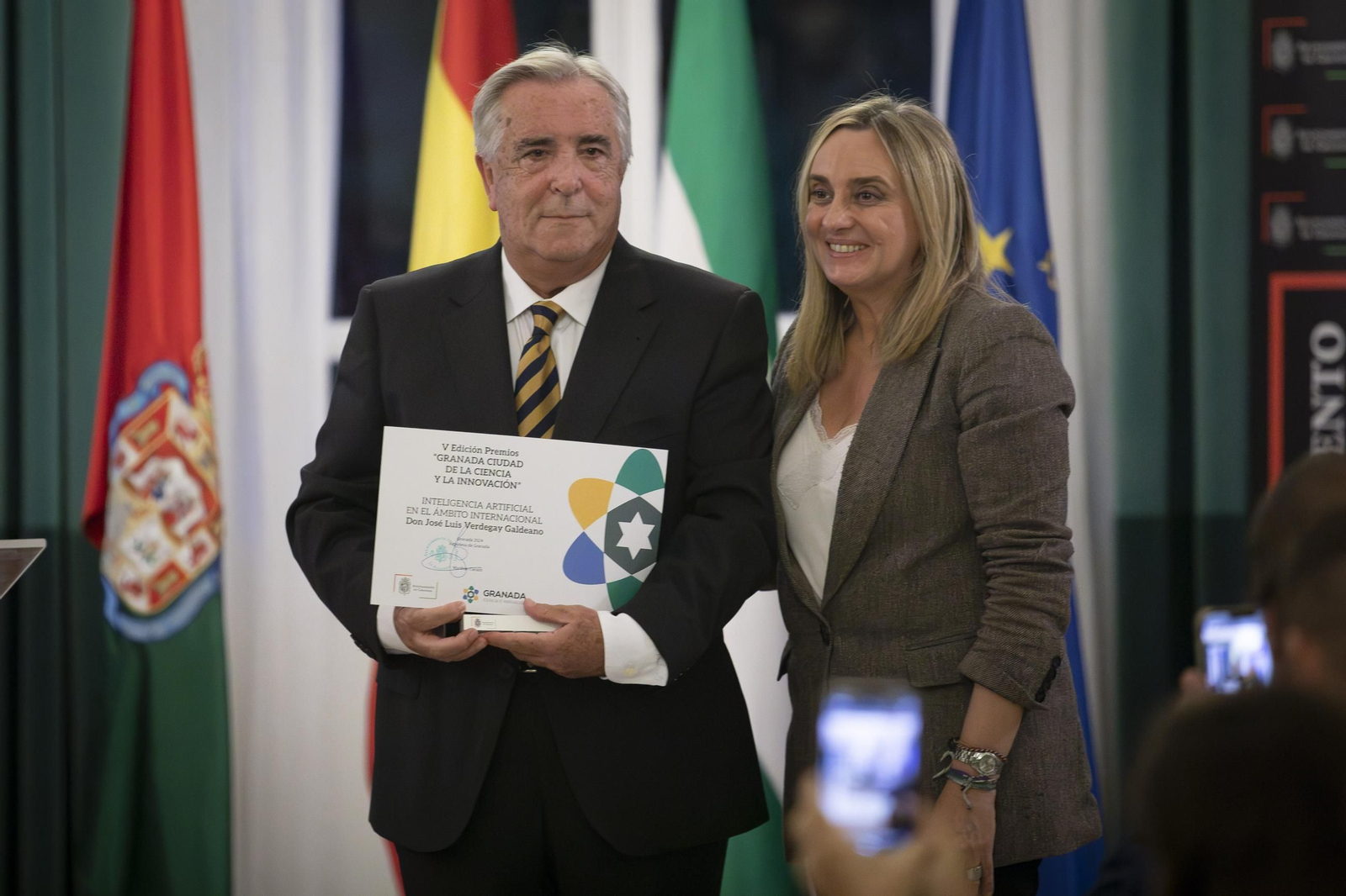 Todas las imágenes de la entrega de premios de la Ciencia y la Innovación en Granada