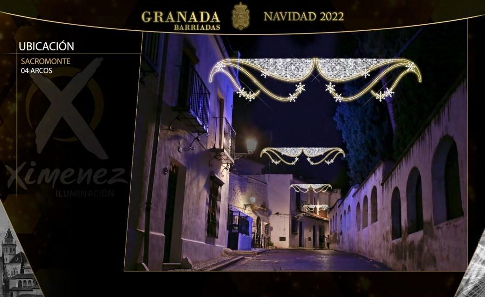 Estas son las luces de Navidad de los barrios de Granada, calle por calle