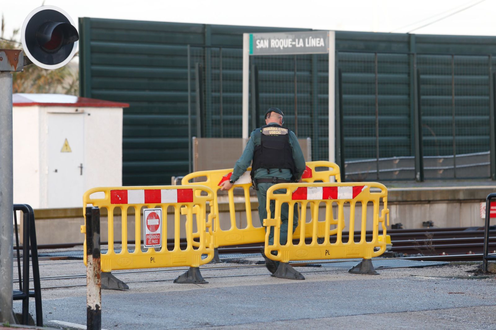 Las fotografías de Guadacorte, el río Guadarranque y la Estación de San Roque tras el paso de la borrasca Francis