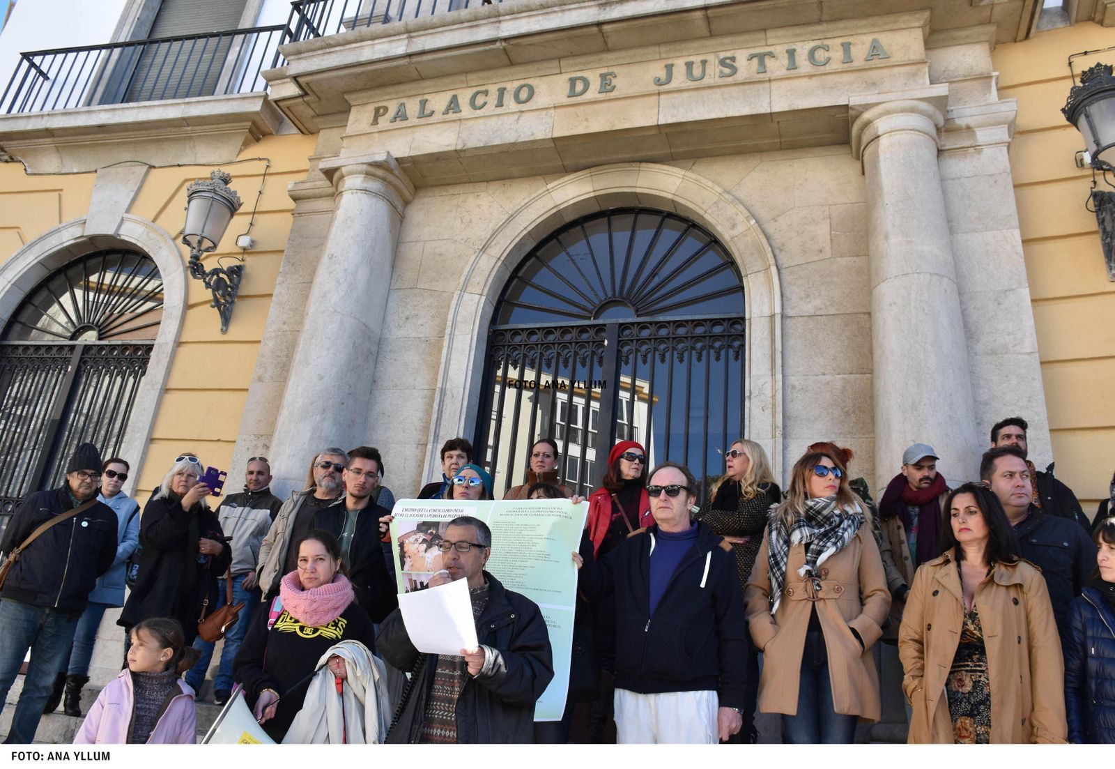 Concentración de Prodean en la Audiencia
