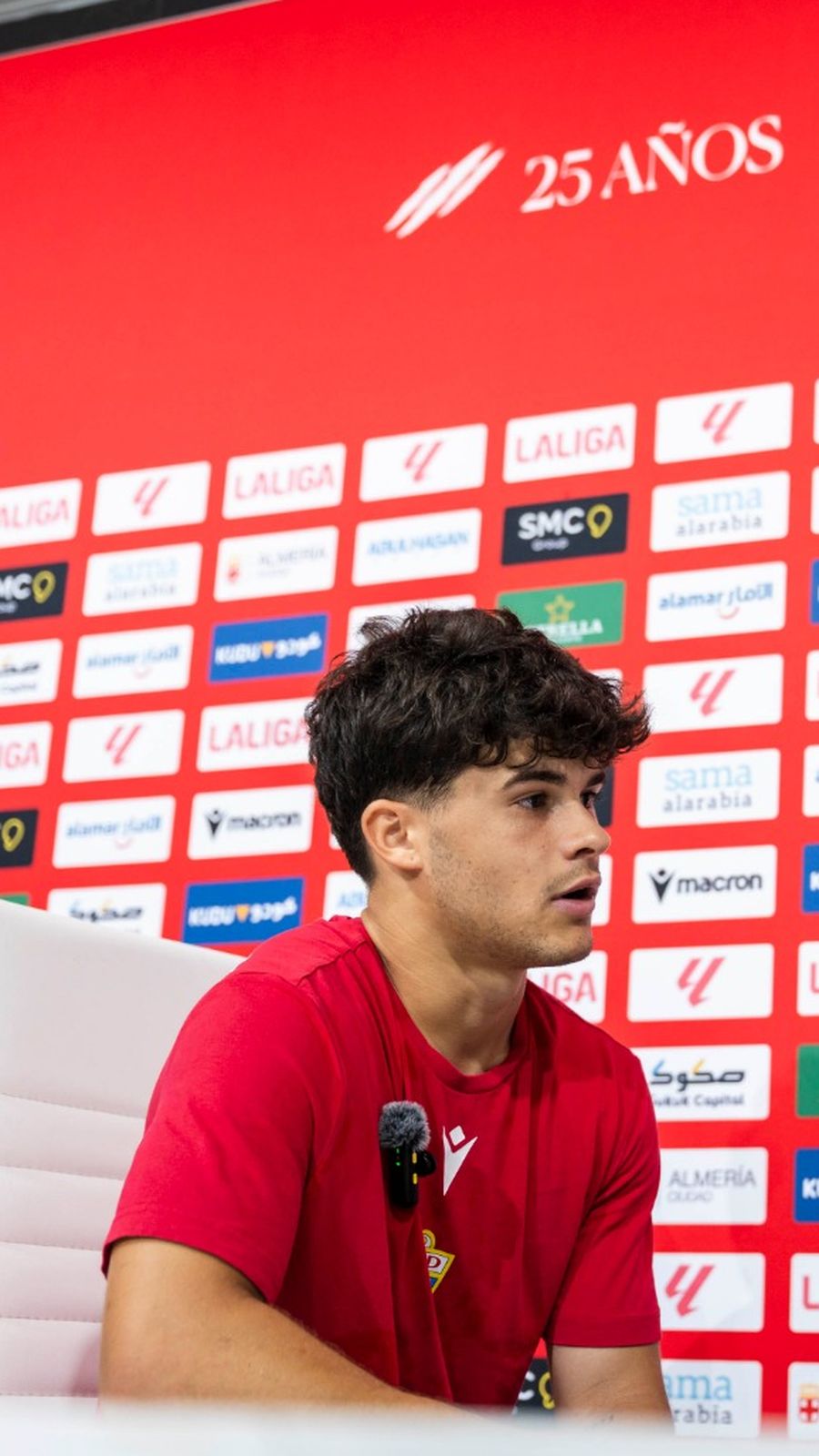 Entrevista al futbolista Quim Junyent, de la UD Almería