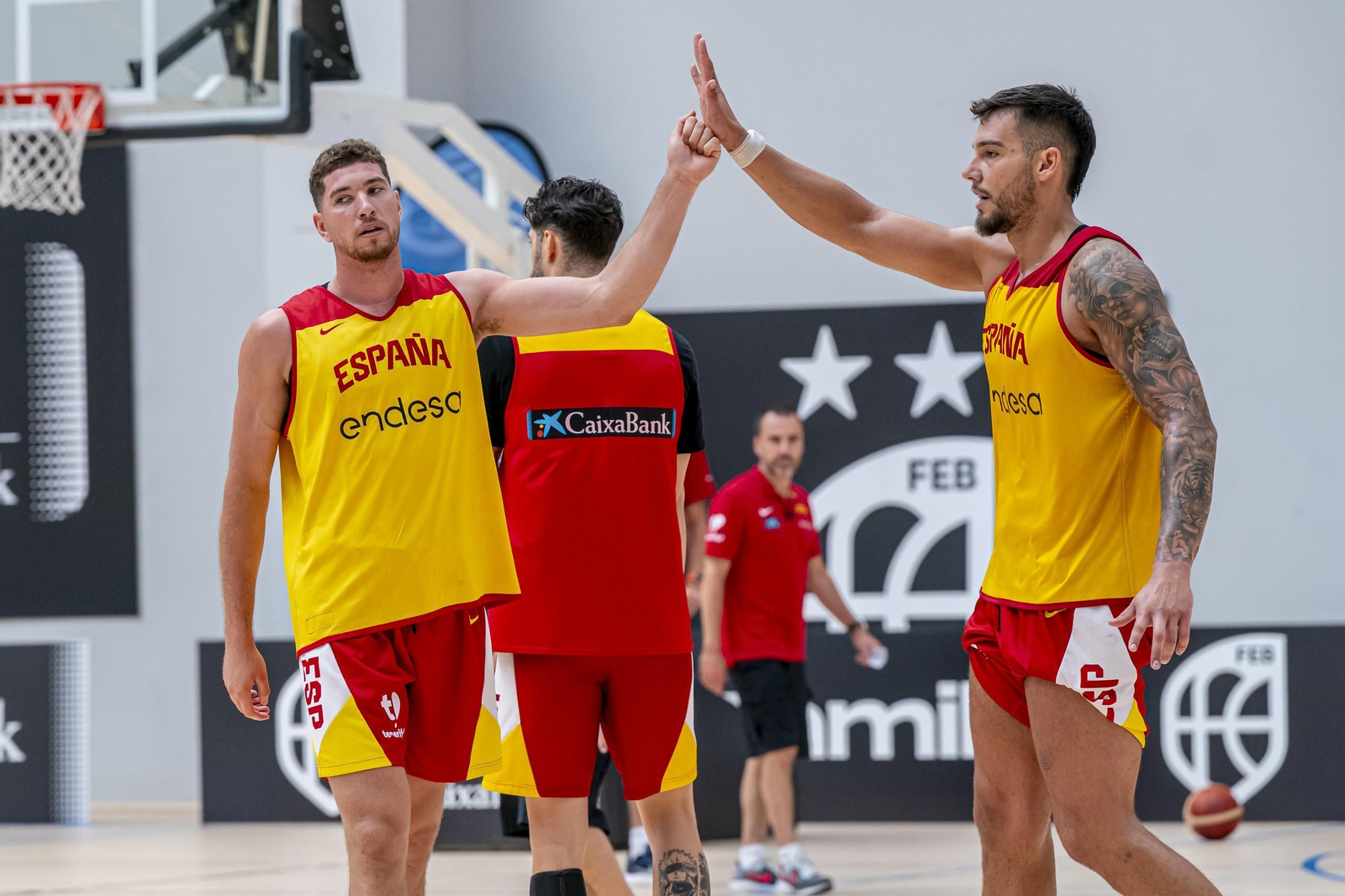 España acaba su trabajo en Madrid antes de venir a Málaga