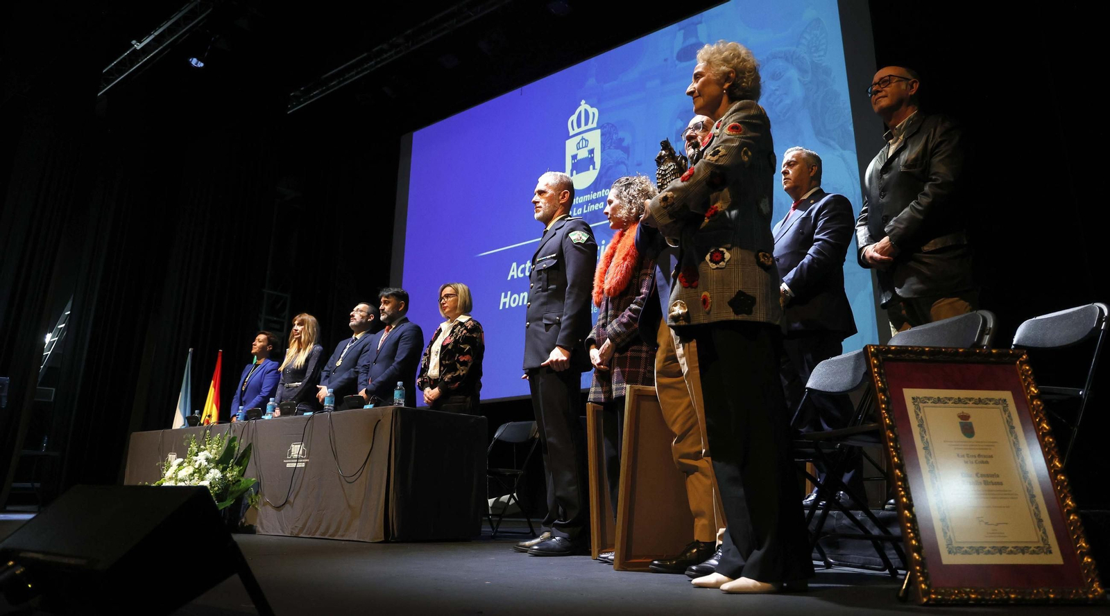 Fotos del acto de entrega de reconocimientos por el 155 aniversario de La Línea