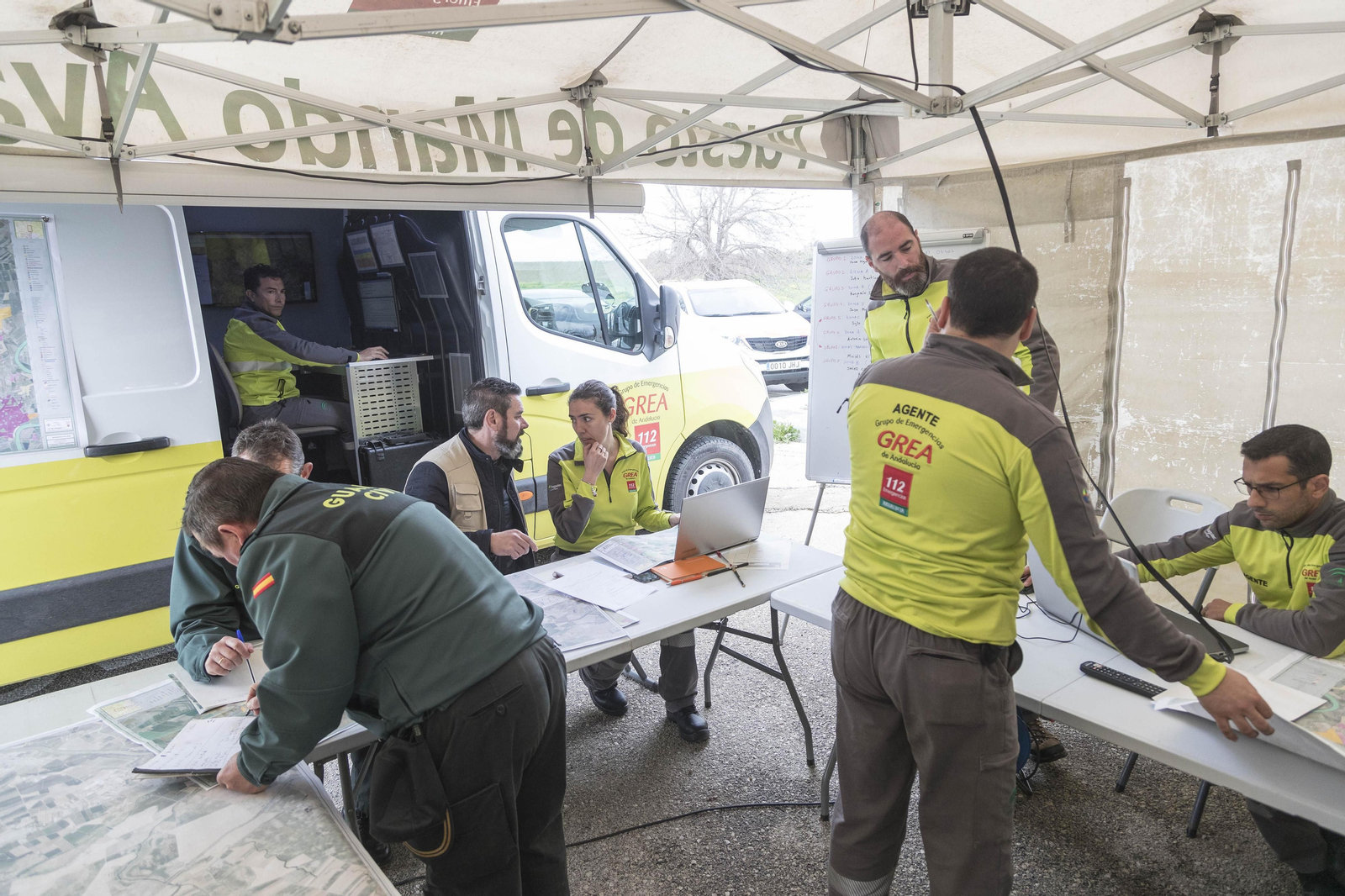 La búsqueda del guardia civil en Guillena