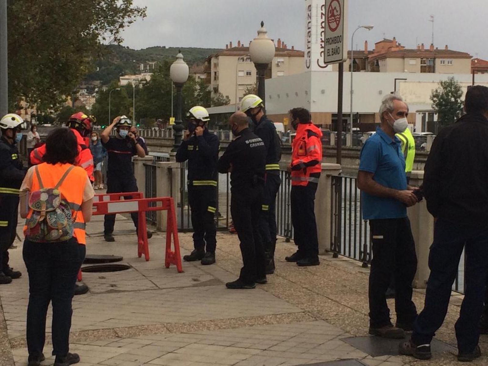 Coordinación para el simulacro en el río Genil