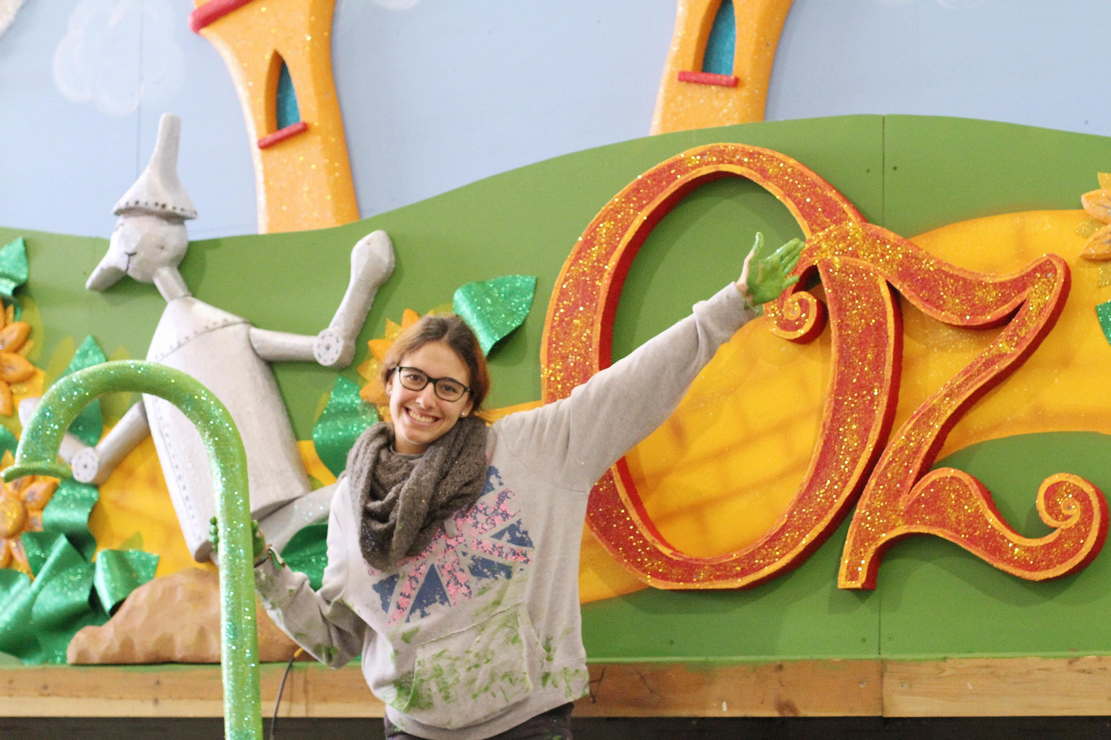 Preparativos de la Cabalgata de Reyes Magos.