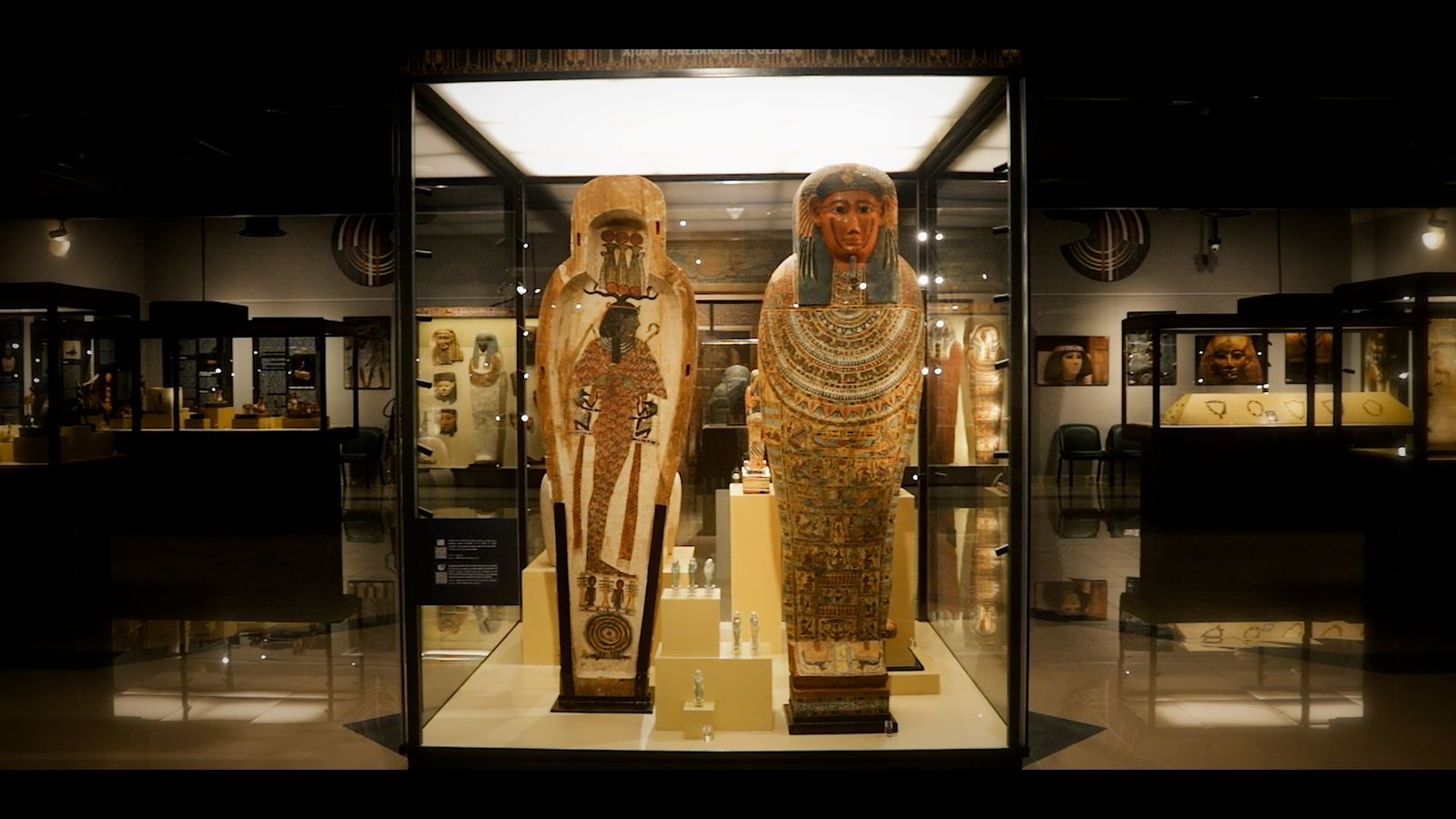 Sarcófagos del Museo Egipcio de Melilla