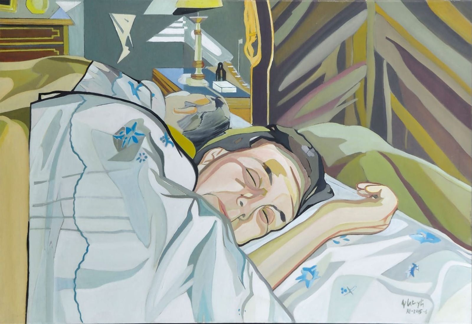 Una de las obras pictóricas que expondrá el artista Pepe Carretero en Jerez