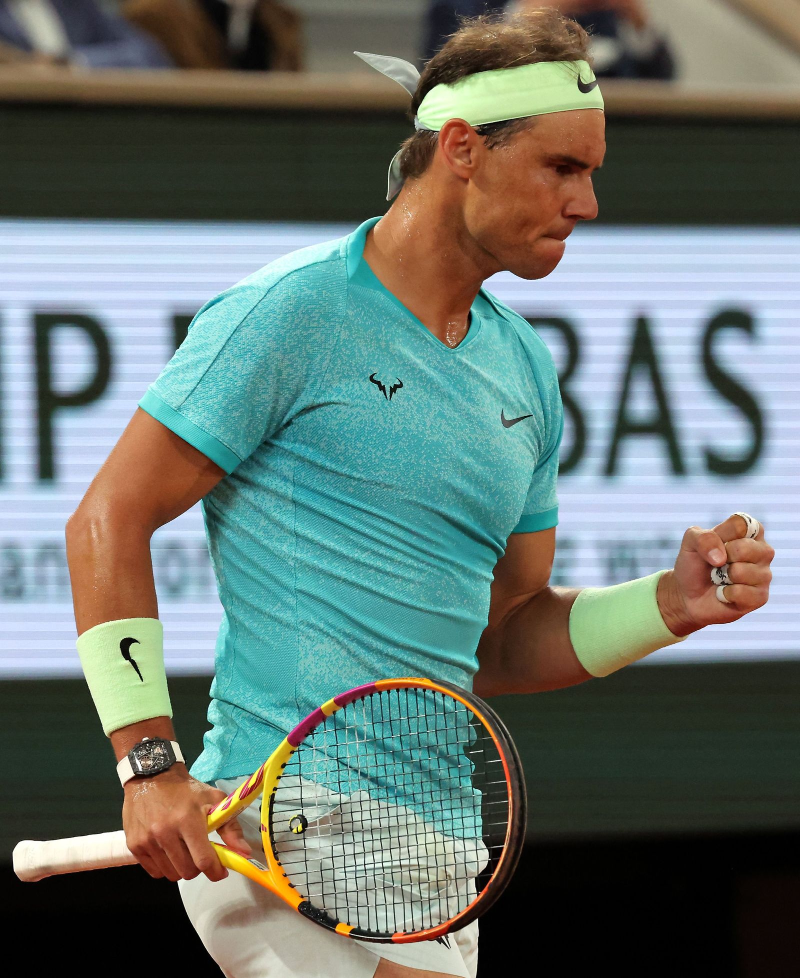 Las fotos del adiós de Nadal en Roland Garros