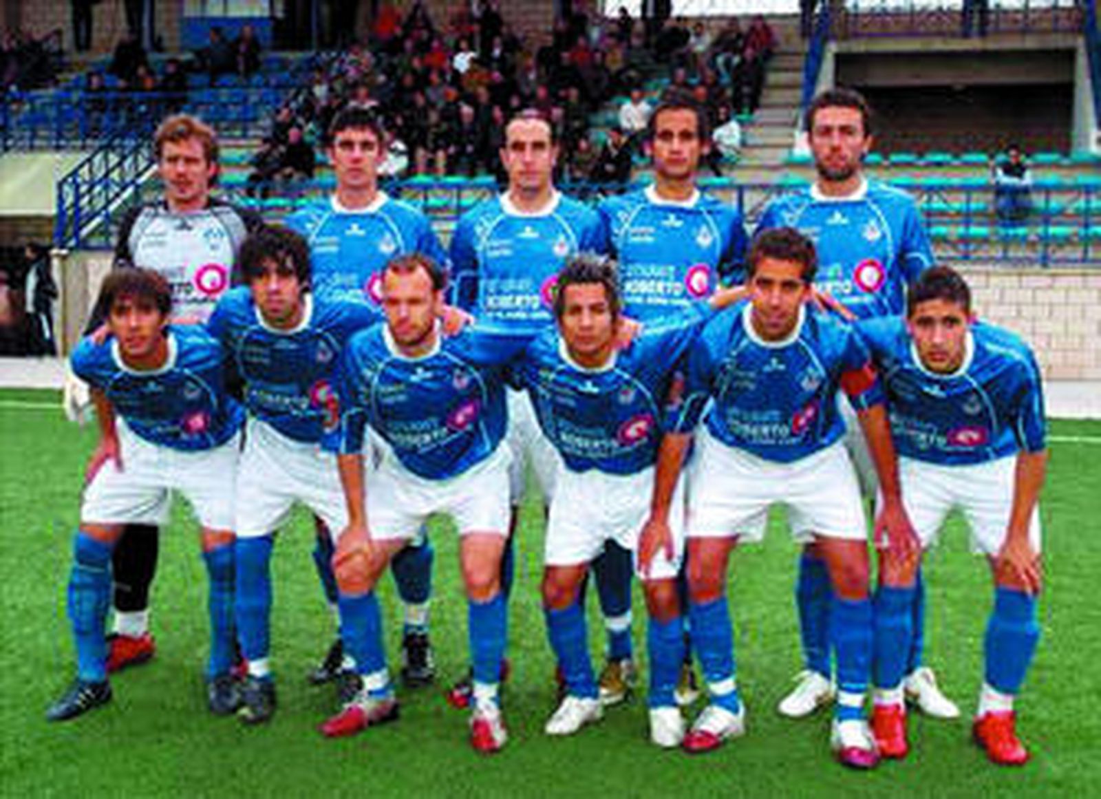 Formación inicial del Manchego en un partido de la presente temporada.