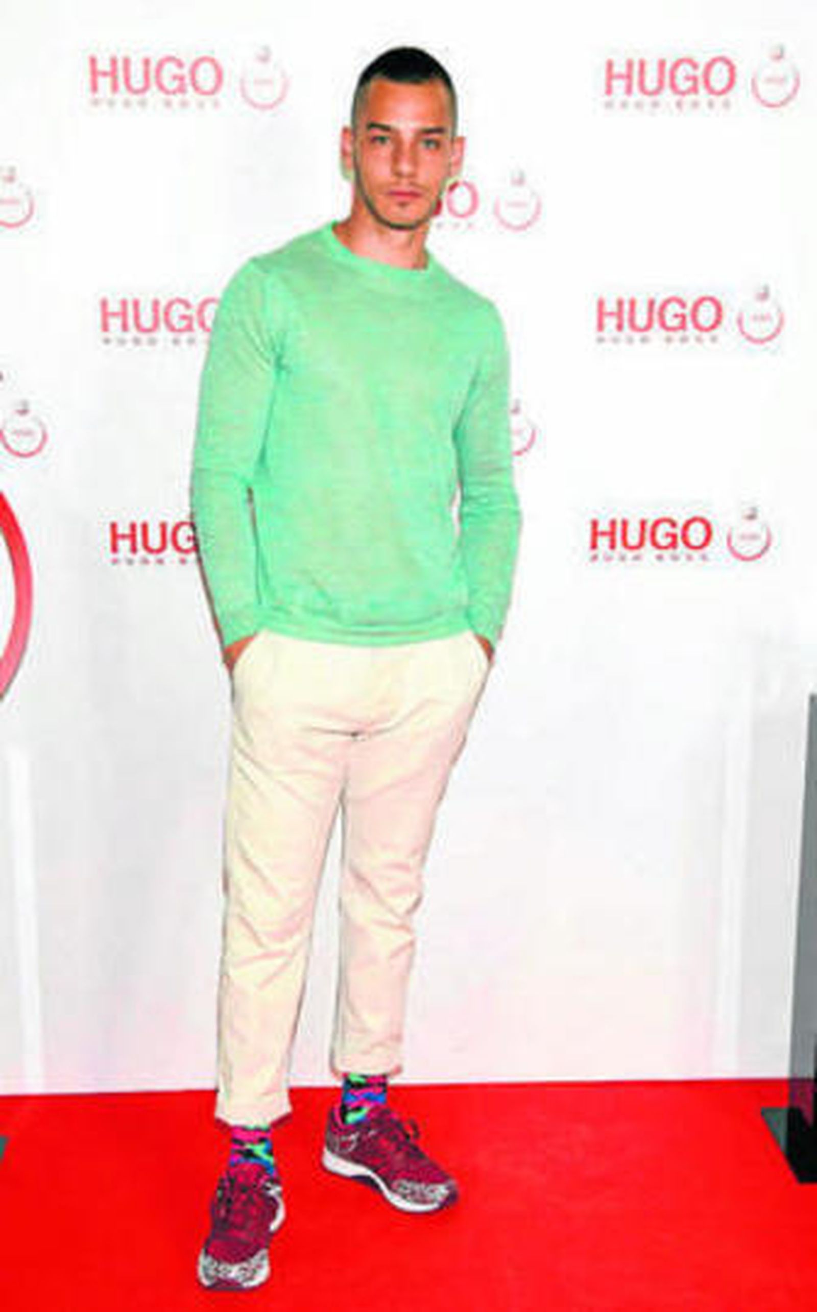 El actor zaragozano Joel Bosqued en un acto reciente.