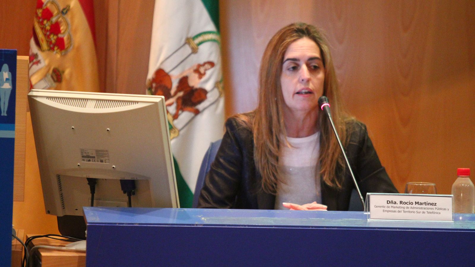 La gerente de Marketing de Administraciones Públicas y Empresas del Territorio Sur de Telefónica, Rocío Martínez.