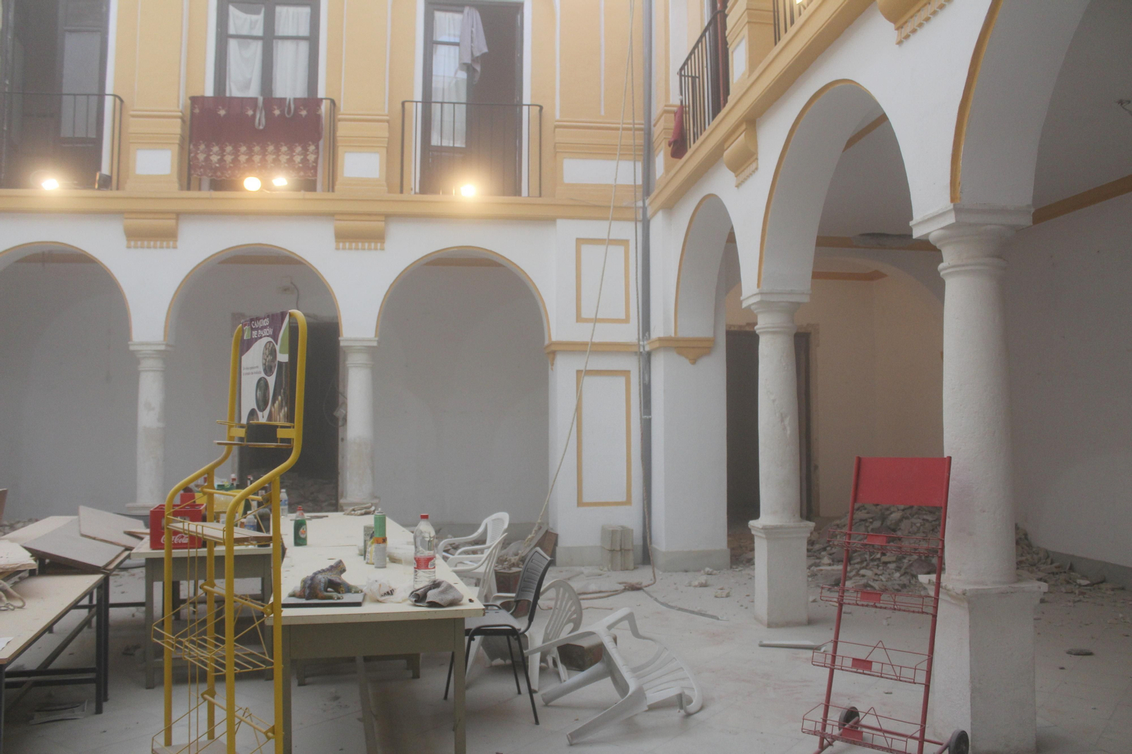 Obras en la Casa de la Condesa de Baena.
