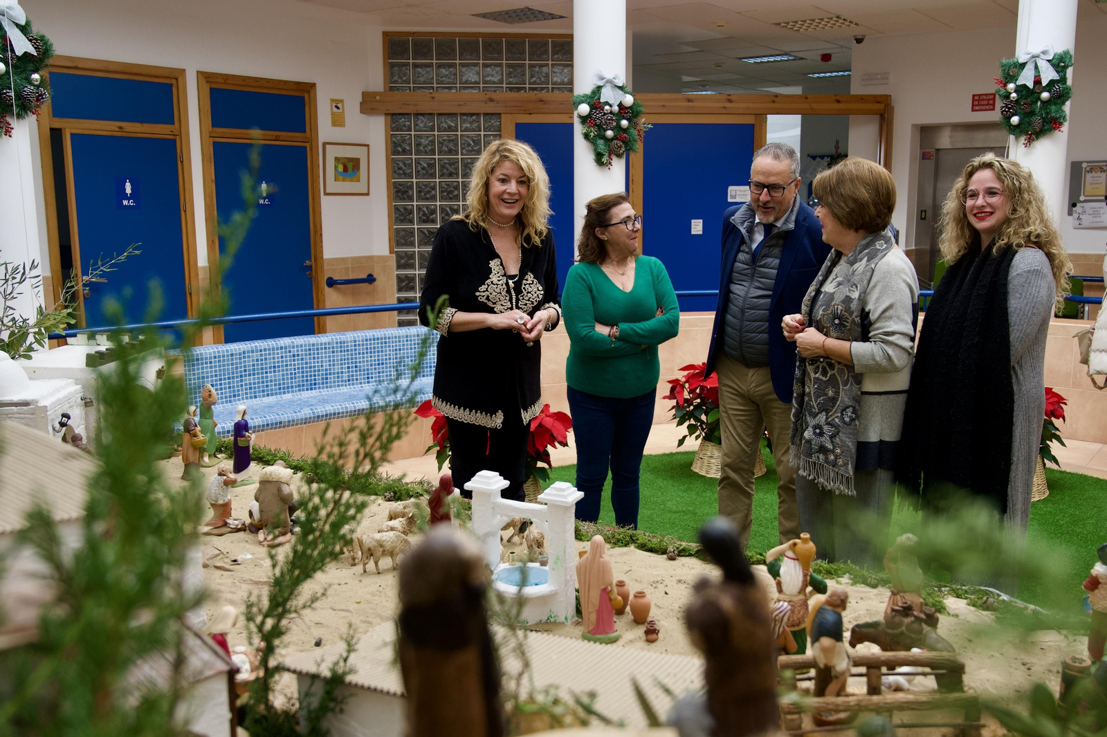 Visita a AFA Huelva del equipo de Gobierno.