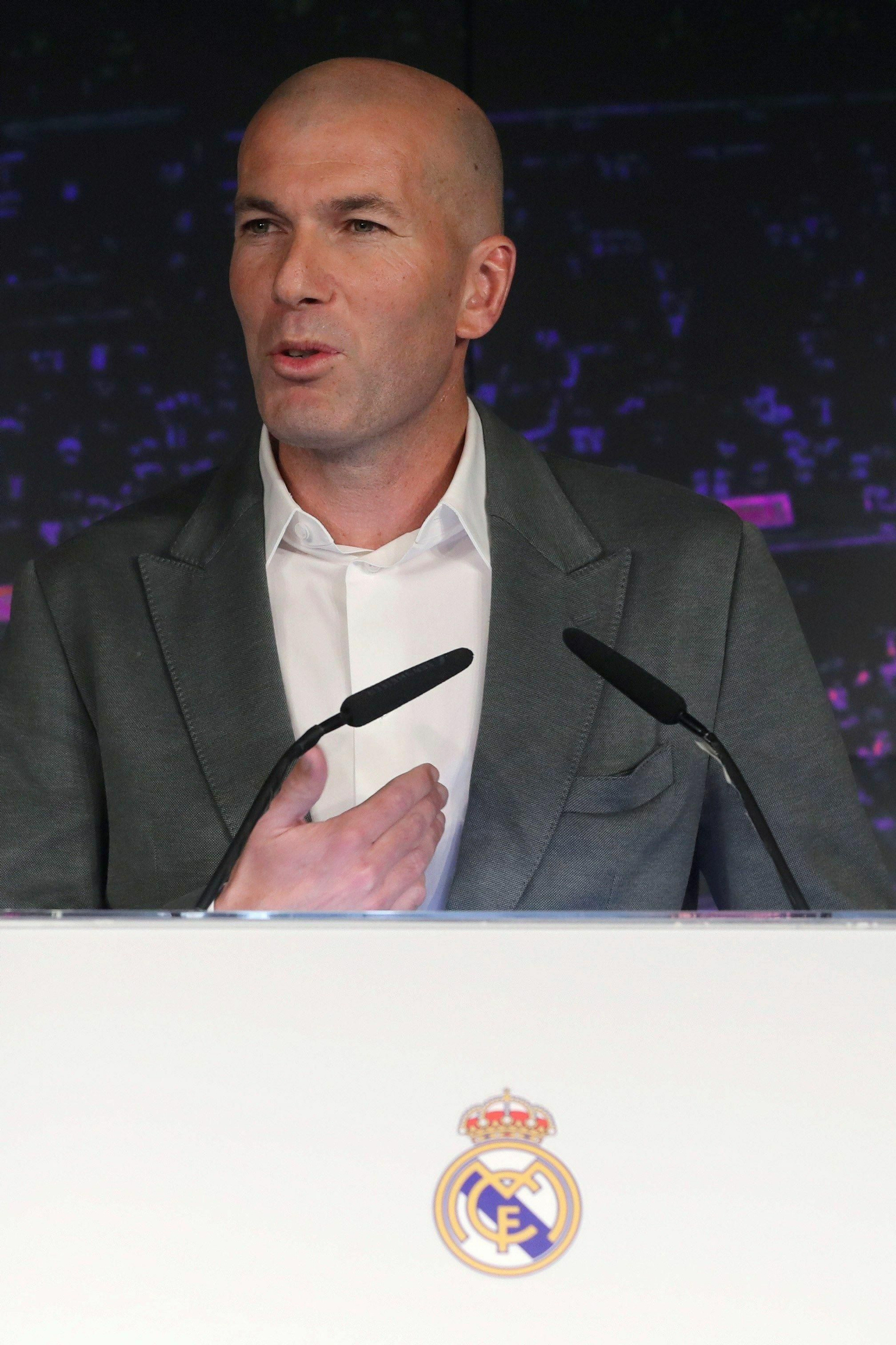 Las imágenes de la presentación de Zinedine Zidane