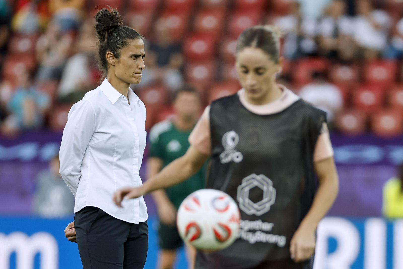 Las mejores imágenes de la semifinal Alemania - España de la Eurocopa femenina
