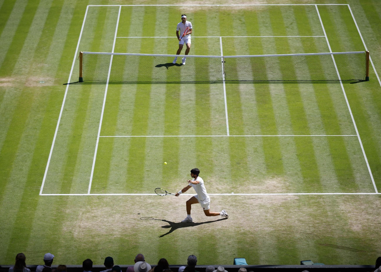 Las fotos del pase de Alcaraz a la final de Wimbledon Las fotos del pase de Alcaraz a la final de Wimbledon