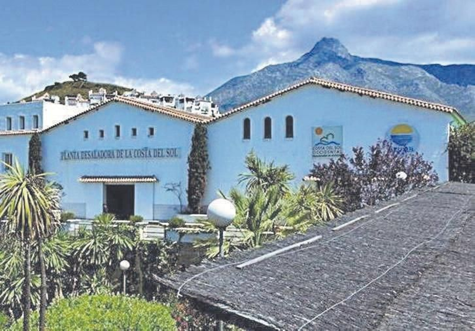 La planta desaladora de Marbella. La planta desaladora de Marbella.