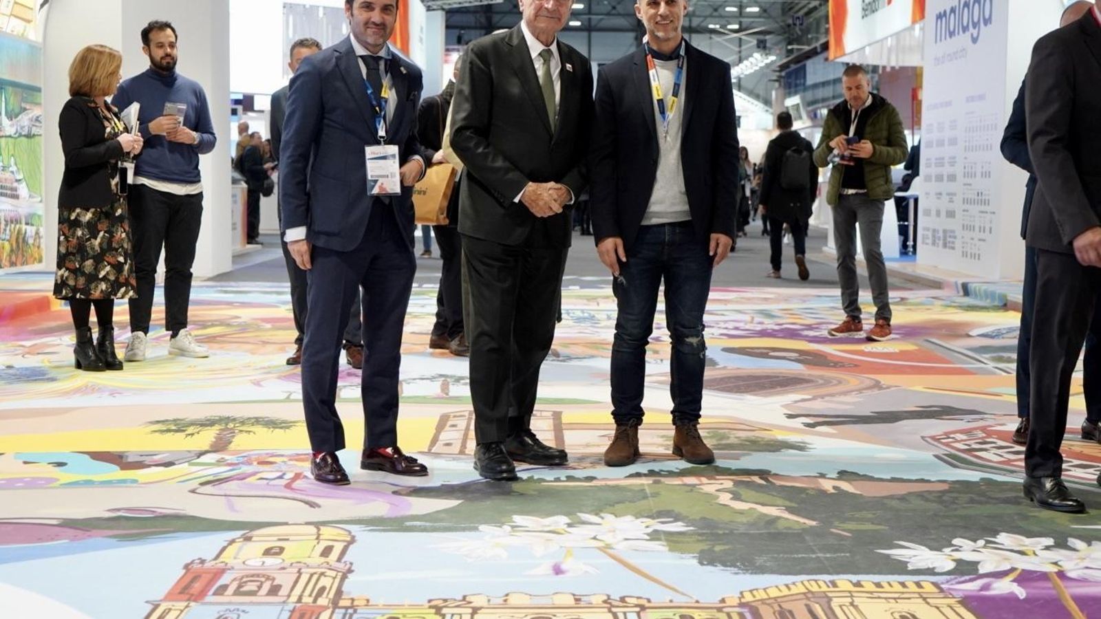 Inauguracion del 'stand' de Málaga en Fitur.