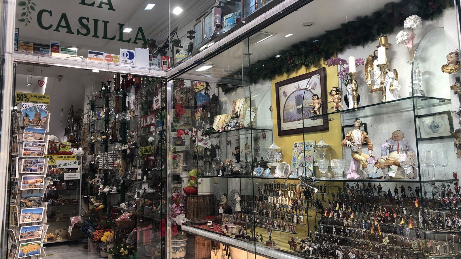 Interior de La Casilla.