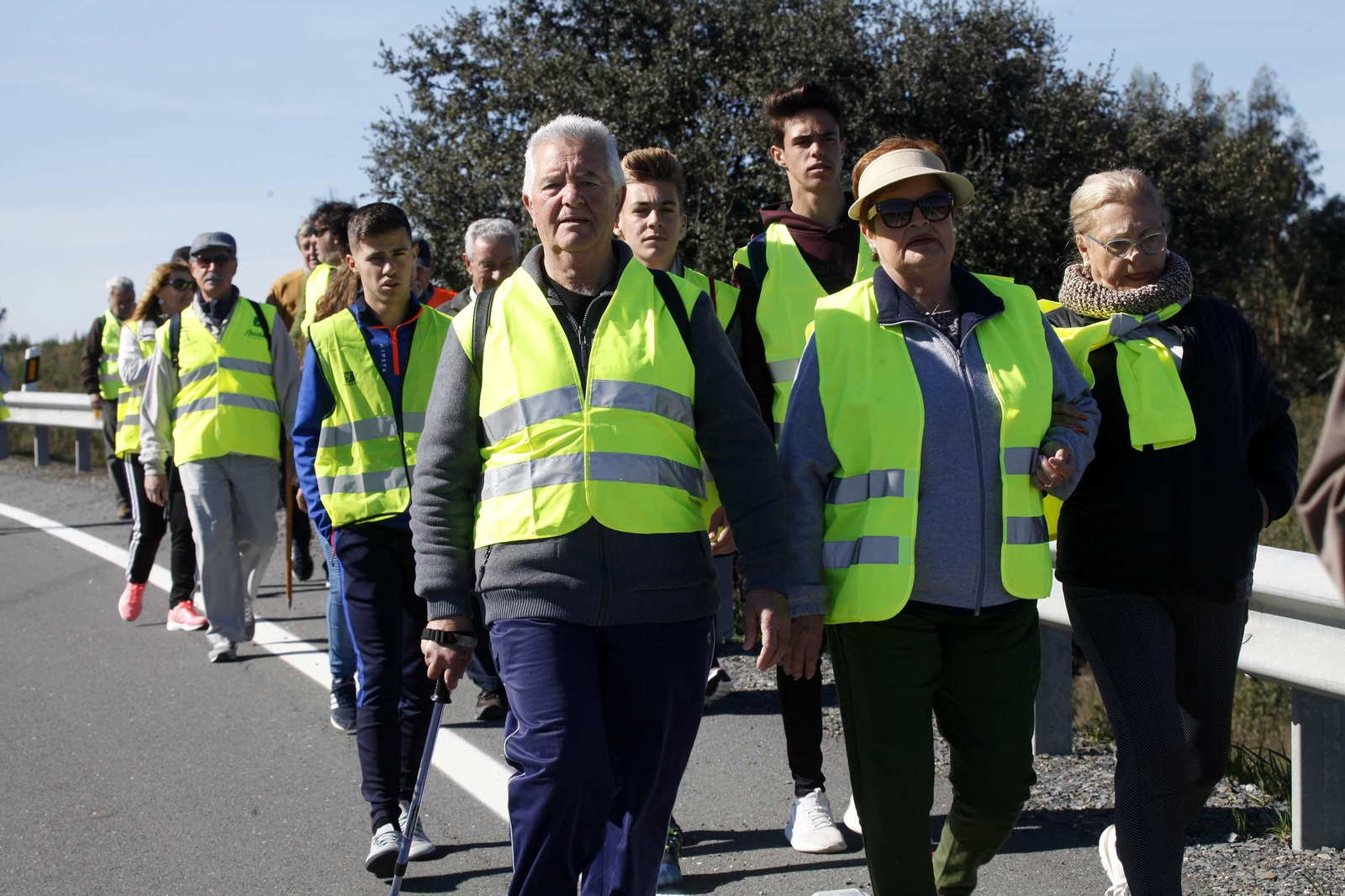 Marcha por la segregación de Tharsis hasta la sede del TSJA en Sevilla