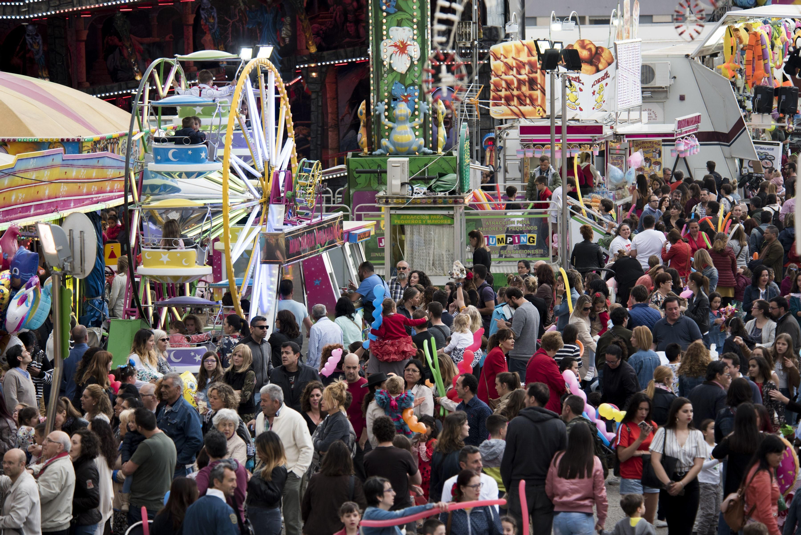 Las imágenes del martes de la Feria del Corpus
