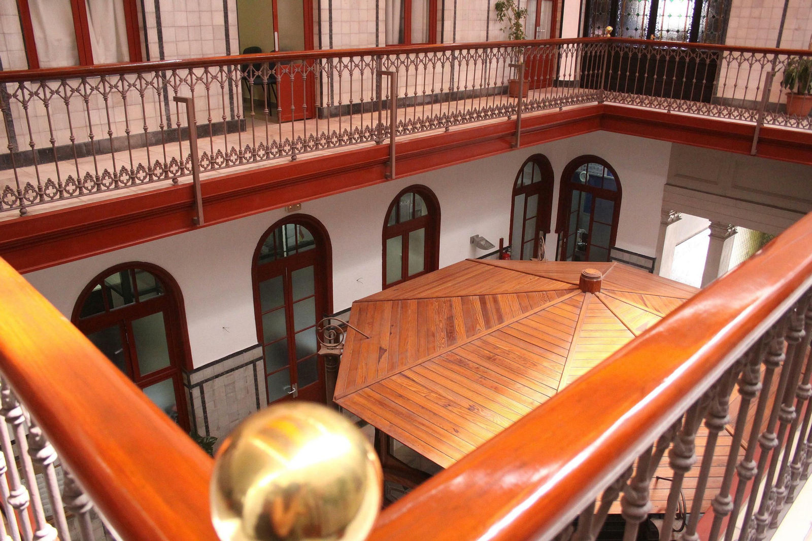 Patio interior del Ayuntamiento de Algeciras.