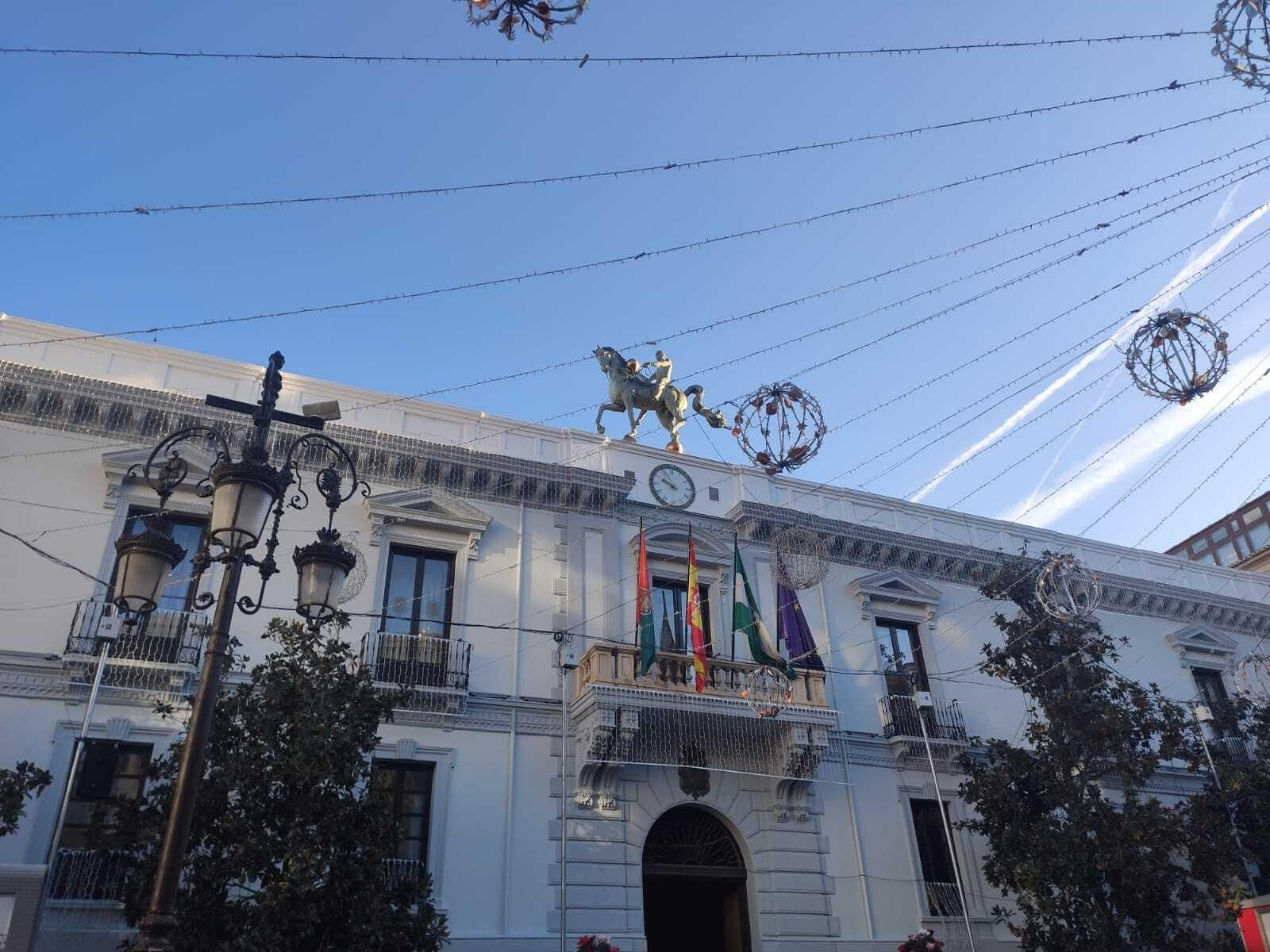 Fachada del Ayuntamiento de Granada.