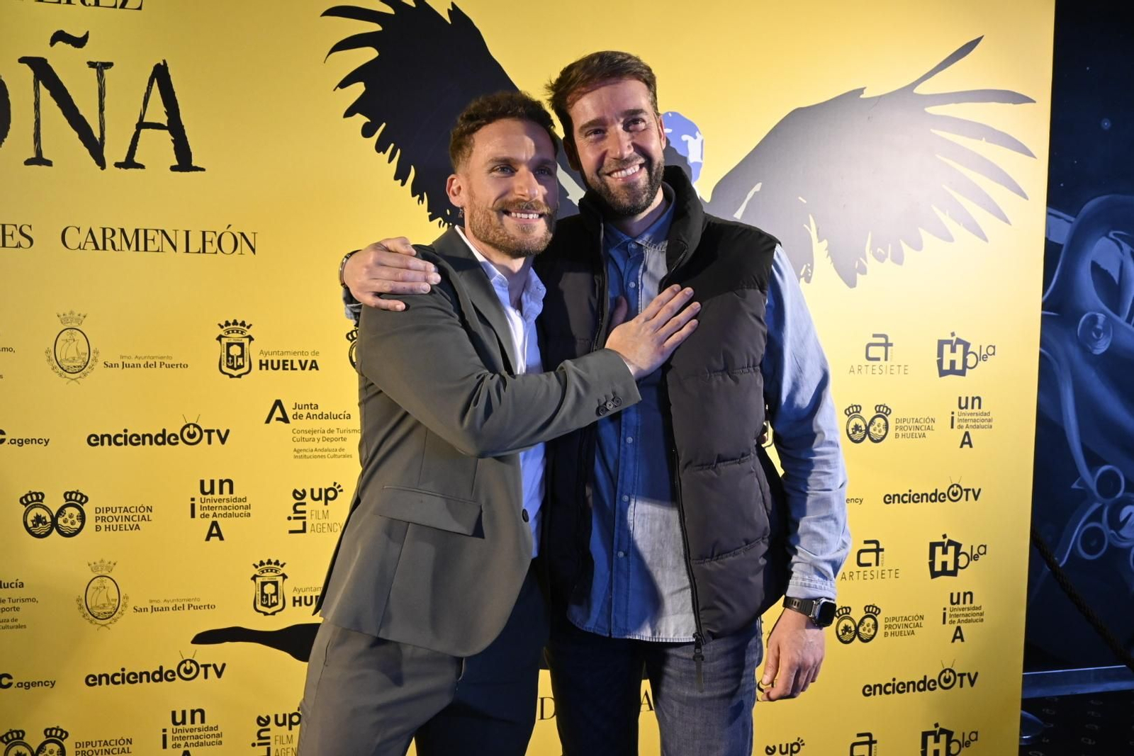 Estreno del cortometraje 'Carroña' del cineasta onubense Elías Pérez , en imágenes