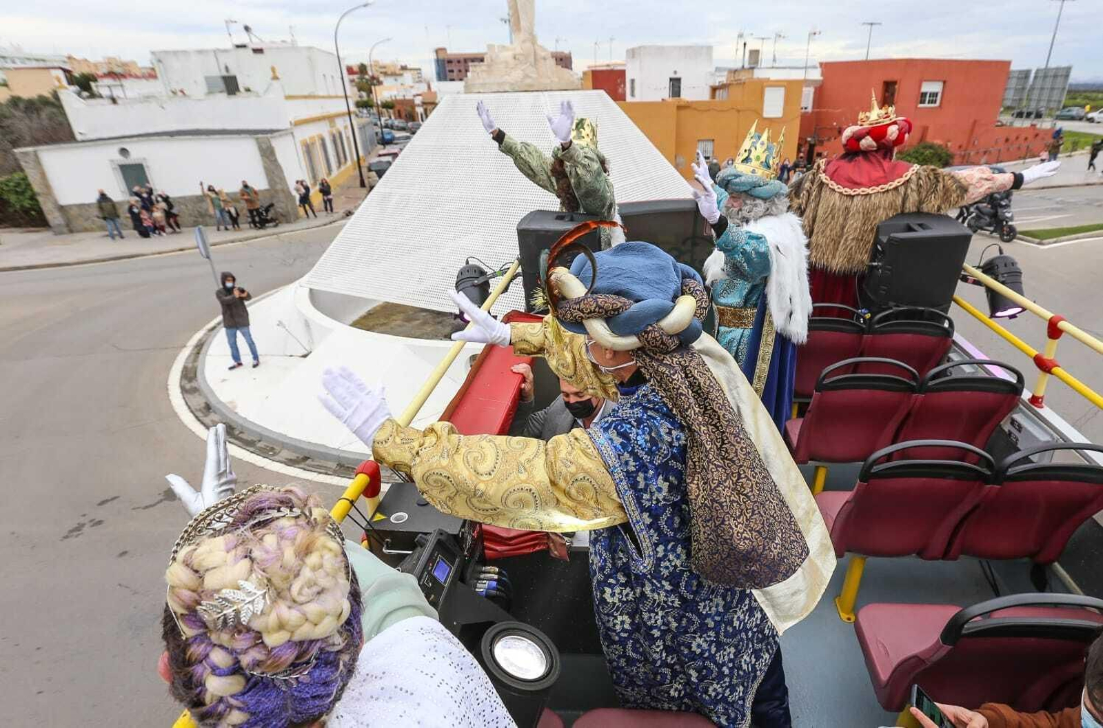 Las imágenes de los Reyes Magos en San Fernando