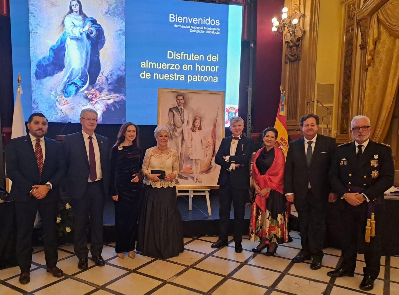 Gala de la Hermandad Nacional Monárquica en el Real Círculo de la Amistad.