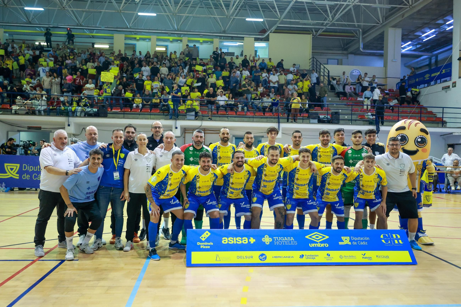 Las imágenes del CD Virgili Cádiz-FC Barcelona de Copa del Rey de fútbol sala